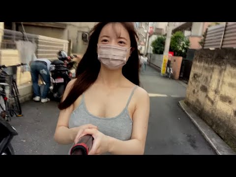 今日は暑い ♥ ノーブラ 散歩