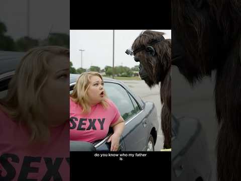 Bigfoot vs. Entitled Driver 😮 #shorts #bigfoot #bigfootvlog