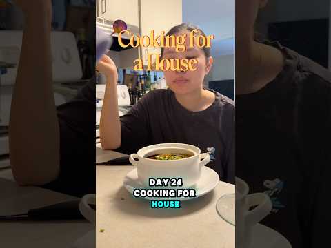 Day 24: Grandmas Chinese Egg Custard | COOKING FOR A HOUSE #cookingathome