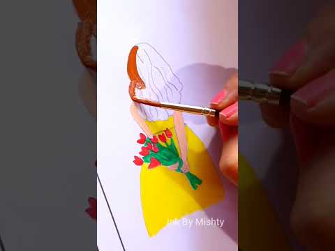 Girl mandala art | mandala art | shorts | youtube shorts