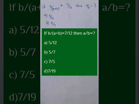 A nice Algebra question | #matholympiadquestion #gmatprep
