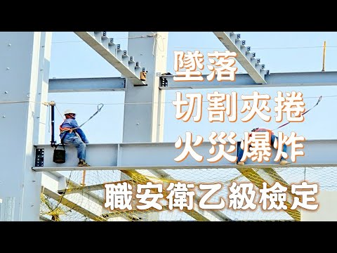 03 勞安世界│職業安全衛生乙級技術士檢定│職業安全衛生設施規則(一)墜落(二)切割夾捲(三)火災爆炸