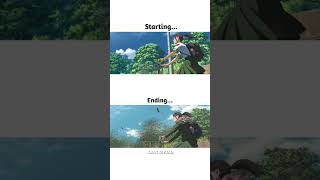 Suzume Start And End #anime #suzume