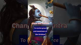 Powerful Mantra which removes bitterness from your life # shorts #krishna #108mantrajaap