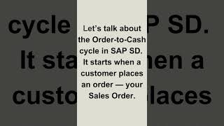 FULL CYCLE IN SAP SD #sap  #sapsd  #sapforbeginners  #erp  #learnsap