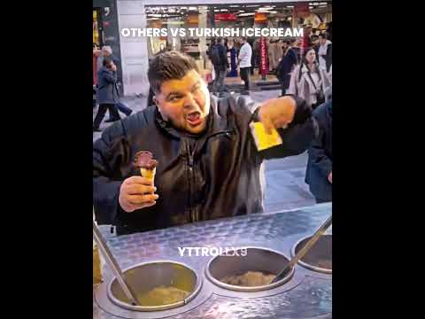 Others against Turkish Ice Cream V.S this guy 💀 #shortvideo #trollface #troll #edit