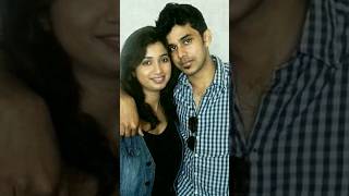 Shreya Ghoshal with her husband 💚💜💙#viral #bollywood #trending #2023 #shreyaghoshal #ytshort #shorts