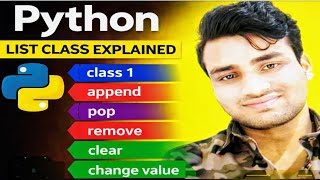 Python List Methods Explained | append, pop, remove, clear, change value | Beginners