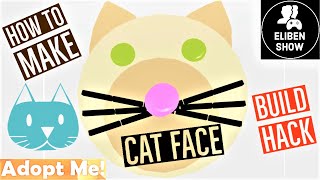 How to make CAT Face on Adopt Me (Roblox) Build Hack