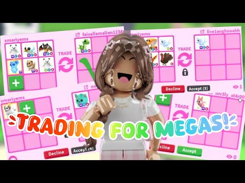 I got my DREAM PREPPY MEGAS in adopt me! *successful* 😱🌈
