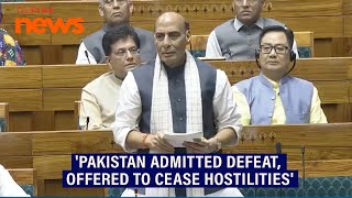 'Op Sindoor has only paused, will resume if needed': Rajnath Singh in Lok Sabha