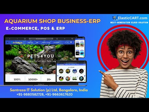Boost sales with  Aquarium Ecommerce solution|POS|ERP|2024#online business #ecommerce #elasticcart