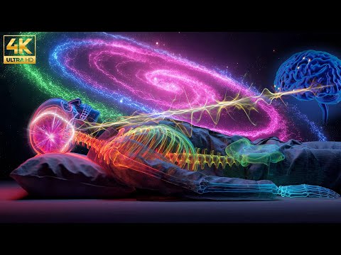 432Hz + 528Hz + 963Hz + 741Hz | Brain Massage While You Sleep, Stop Overthinking, Worry & Stress