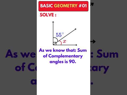 BASIC GEOMETRY Day#1 Question | Can u Solve This? | #maths  #education #mathcompetition #mathshorts
