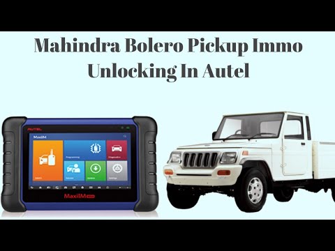 Mahindra Bolero Pickup Immo Unlocking In Autel 508 | Easy Method