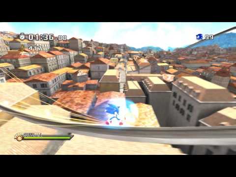 Sonic Generations (Unleashed Project) - Rooftop Run SpeedRun