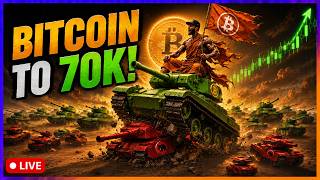 Bitcoin to 70K?! Live Trading & TA