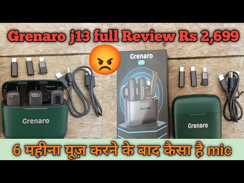 Grenaro J13 Wireless Microphone Review & Noise Reduction Testing  offter 6 month use