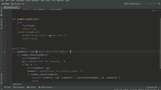 Project Based Python: Calculator