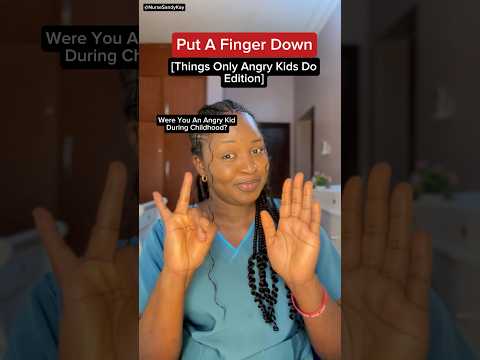 Put a finger down, Things only angry kids do edition #shorts #putafingerdown #angryedition