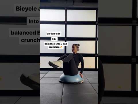 🔥Incorporating a full-body HIIT circuit with the BOSU ball into your fitness routine. #bosu