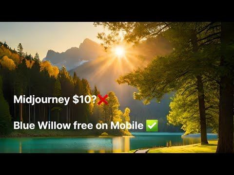 Create free Images with Bluewillow instead paid Midjourney #viralvideo #AI #Bluewillow