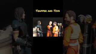 Trapper Wolf Carson Teva Mandalorian X-Wing pilots Star Wars black series hasbro action figures