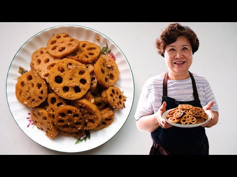 Braised Lotus Roots - Yeungeun Jorim | Korean Side Dishes