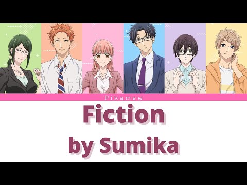 Wotaku Ni Koi Wa Muzukashii Opening Song Full | フィクション / Fiction by Sumika【Kan/Rom/Eng Lyrics】