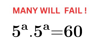 MATH Olympiad question Explained |Exponential equation Tricks and Solutions |
