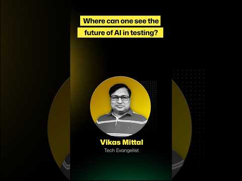 What is the future of AI in testing? #ai #testing #testautomation