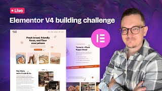 Building a Real Website in Elementor V4 (Live Build Session)