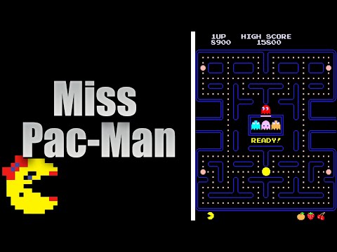 Miss Pac-Man 1982 - Retro / Classic Arcade Gameplay