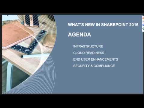 SharePoint 2016 Tutorial: MVP Discussion & Preview of SharePoint 2016
