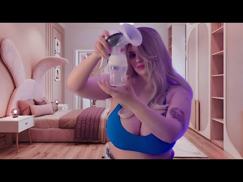 [4K] Pigeon搾乳機 Pump Breastfeeding with Anna & Breast pump tutorial | Let pump with me