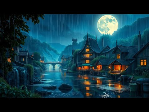 Relaxing Music for Babies Rain Lullaby 🌧️💤 | Calming Bedtime Music for Children and Kids 🌧️🎵