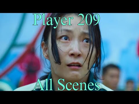 PLAYER 209 all scenes (Squid Game 1)