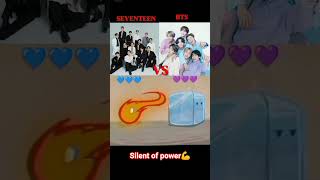 bts 🆚 seventeen #boyband #viral #viralvideo #100kview