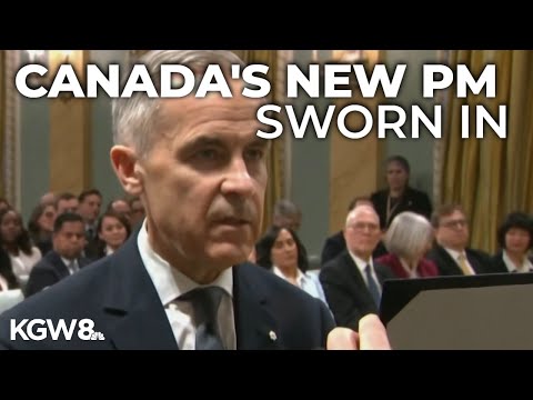 Mark Carney sworn in as Canada's new prime minister