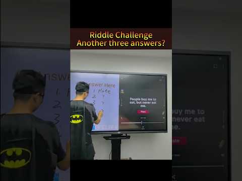 Can you come up with other answers?#riddles #riddle #riddlechallenge #interactivewhiteboard