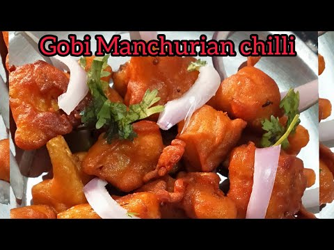 Gobi Manchurian chilli|காலிபிளவர் சில்லி recipe in Tamil Vanitha's Kitchen