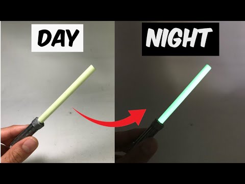 How To Make DIY Miniature Lightsaber 😱 Works!