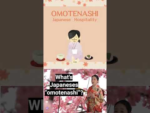 What is japanese "omotenashi"?