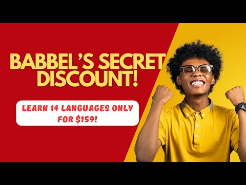 Get Babbel Lifetime Deal for only $159 🔥 | The #1 Best-Selling Language Learning App of 2025!