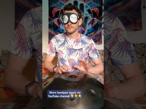 blind handpan relaxing music #music #handpan #relaxation #shorts #yoga #percussion  #meditation