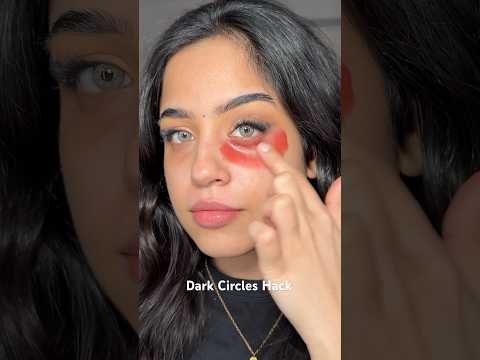 This dark circles hack literally works!! Just use a pink blush😍
