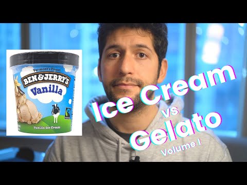 American Ice Cream vs Italian gelato: what is ice cream?