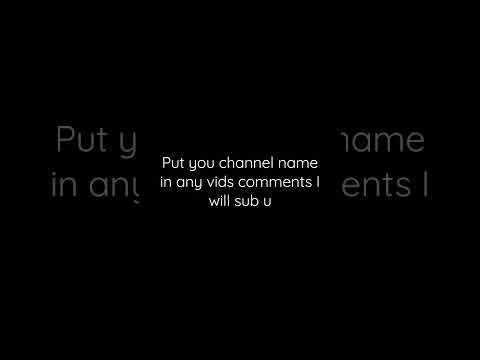 put your channel in the comments
