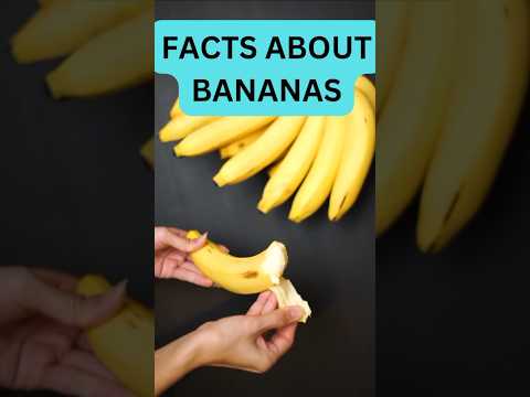 FACT ABOUT BANANAS. #fact #healthyfood #diet #recipe #shorts #short #foodie #fruit