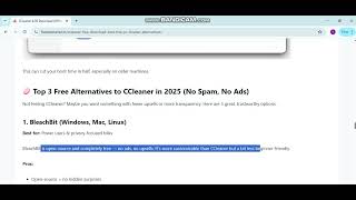 CCleaner 6.39.11548 Setup Guide 2025 & Best Free PC Cleaner Alternatives
